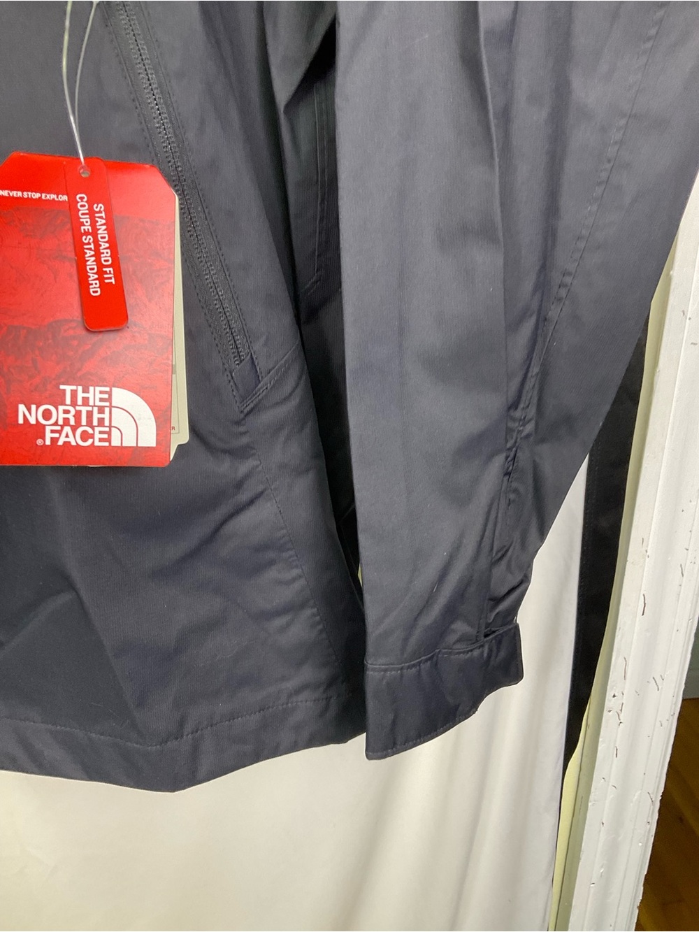 The North Face Men's Black Hooded Rain Jacket - Picture 6 of 13